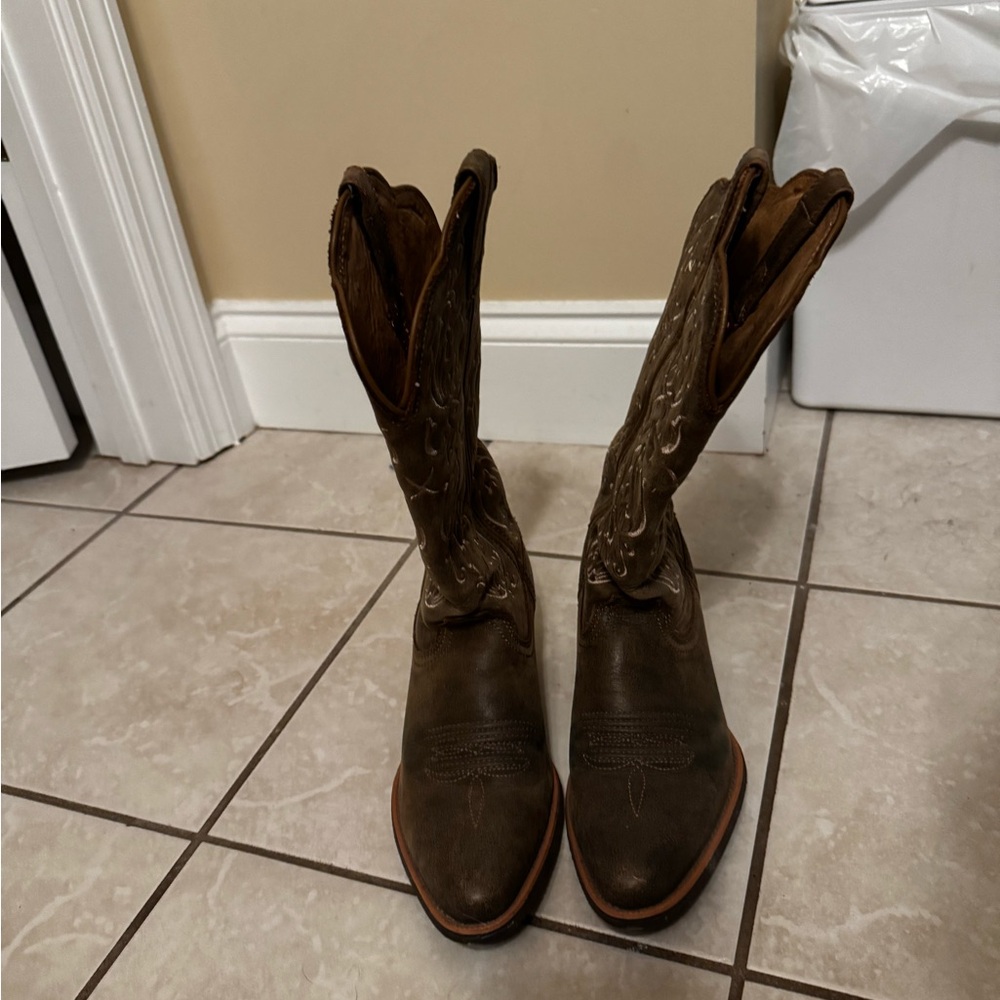 Twisted X Dark Brown Heeled Boots